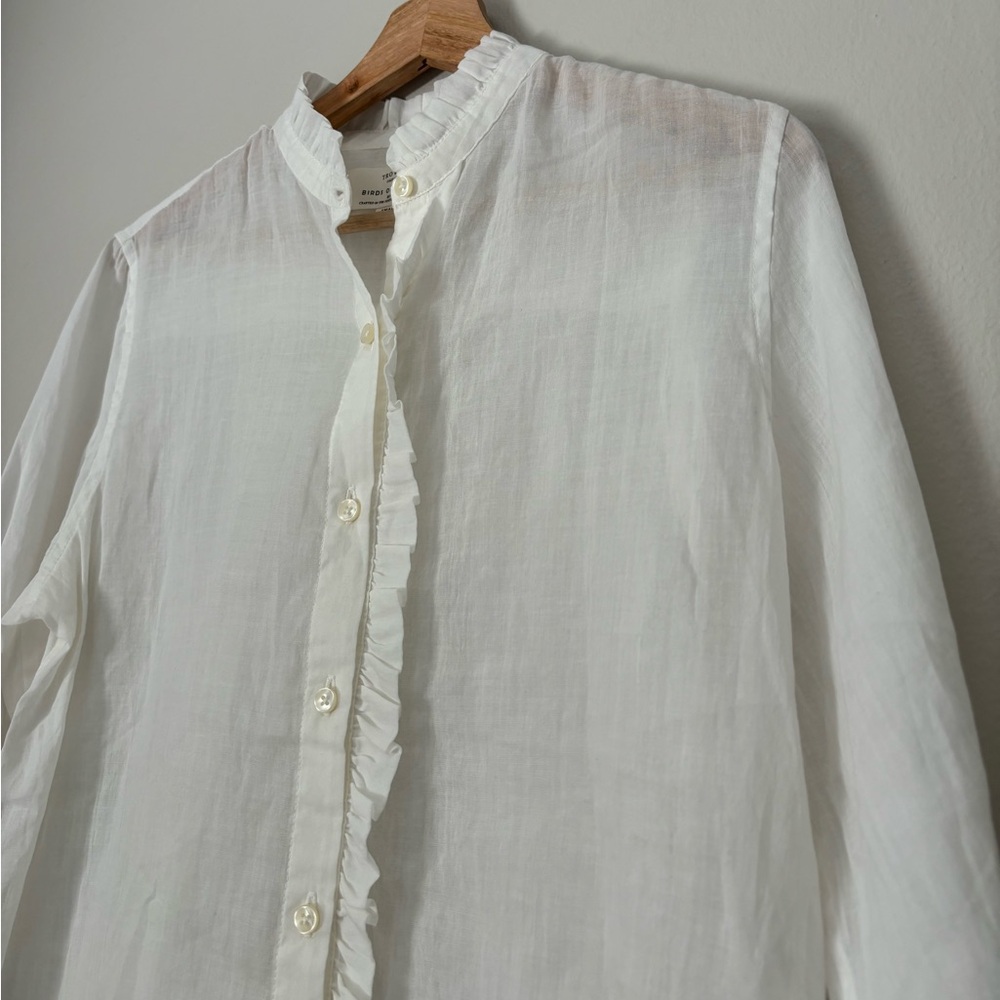 Trovata White Cotton Ramie Coastal Shirt - Picture 5 of 12